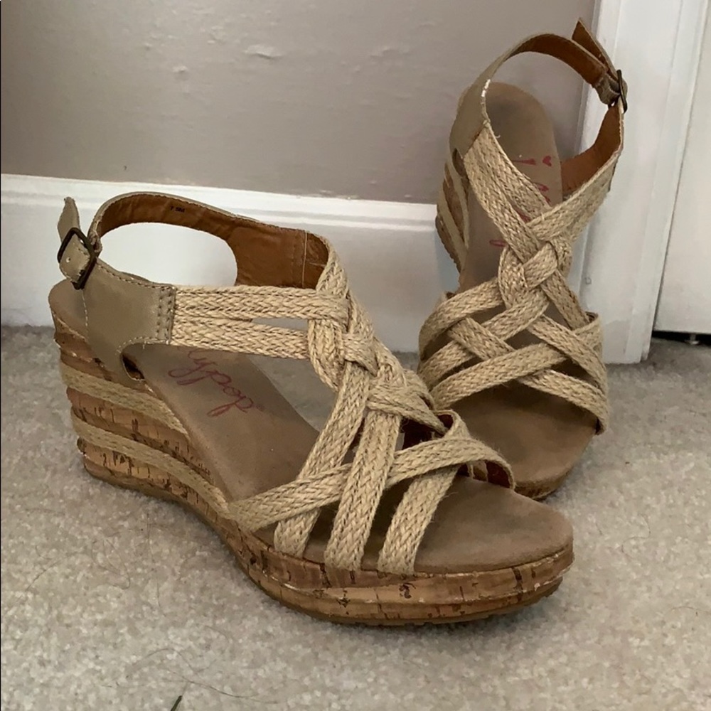 Jellypop Wedges Size 7.5